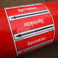 Pipe identification which contributes to safety by providing insight into the piping system and its content on a location.